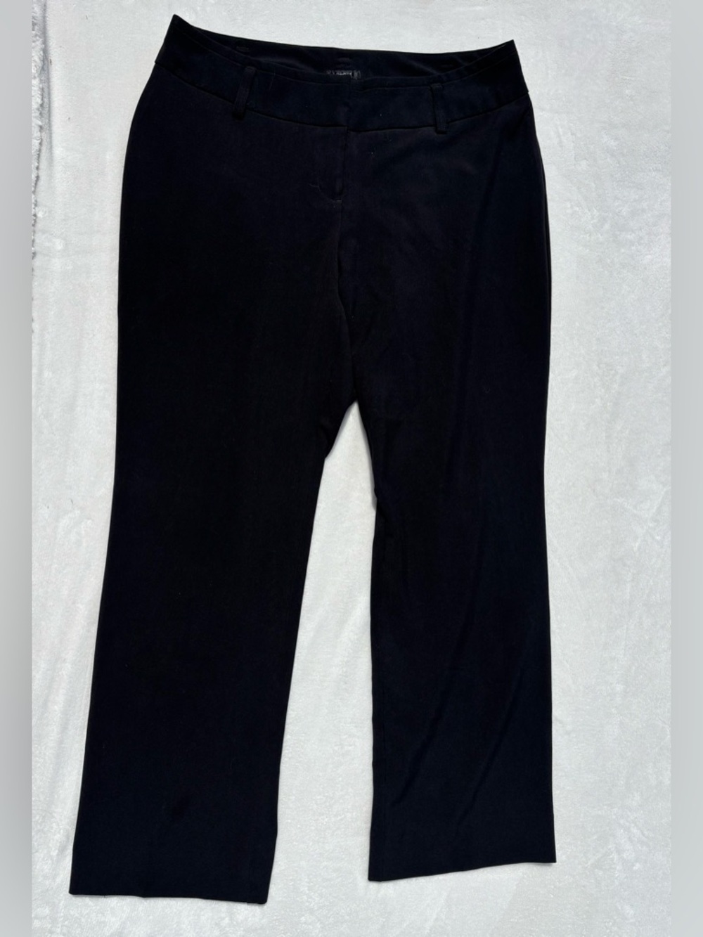 Worthington Black Straight-Leg Dress Pants